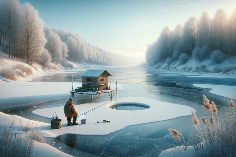 Canada - ice fishing gamble game Canada - ice fishing gamble game